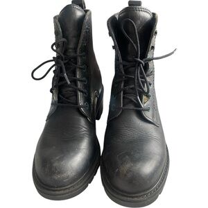 HAVANNA JOE Chunky Combat Boots EU 36  Y2K Grunge Biker Whimsigoth Platform Boot